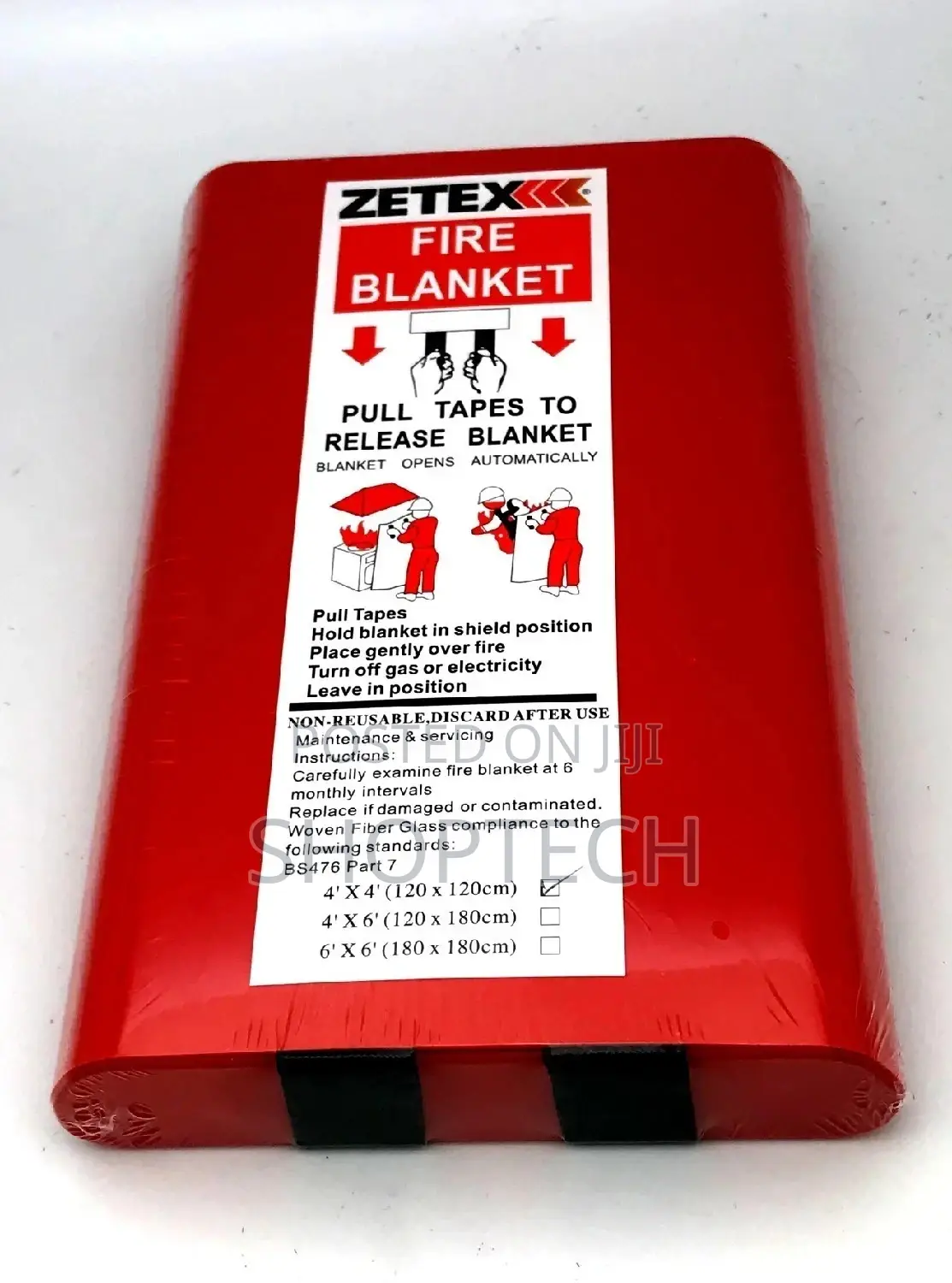1.8m by 1.8m Fire Blanket/6fts by 6fts Fire Blanket
