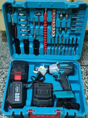 Makita Impact Wrench, Cordless Impact Wrench 2 Batteries