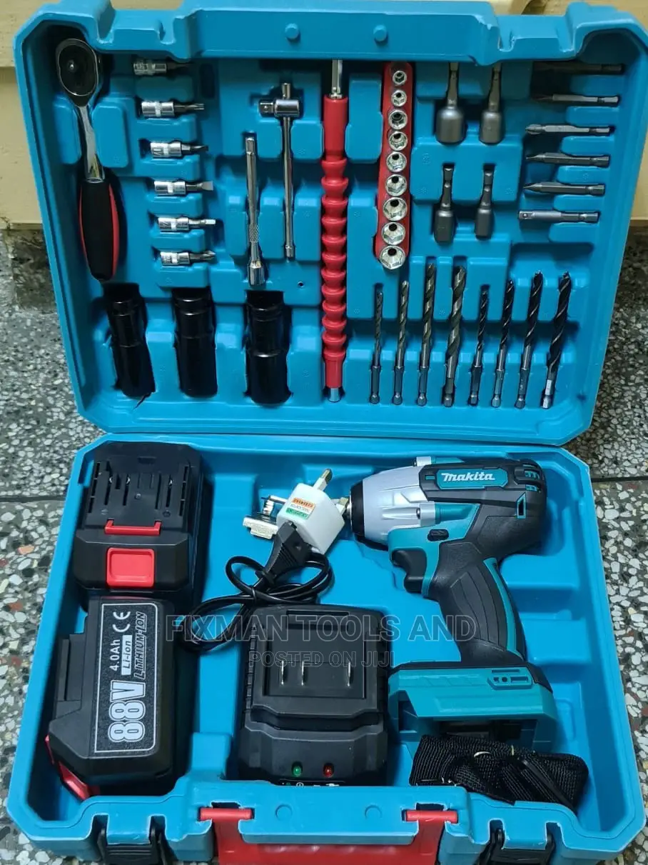 Makita Impact Wrench, Cordless Impact Wrench 2 Batteries