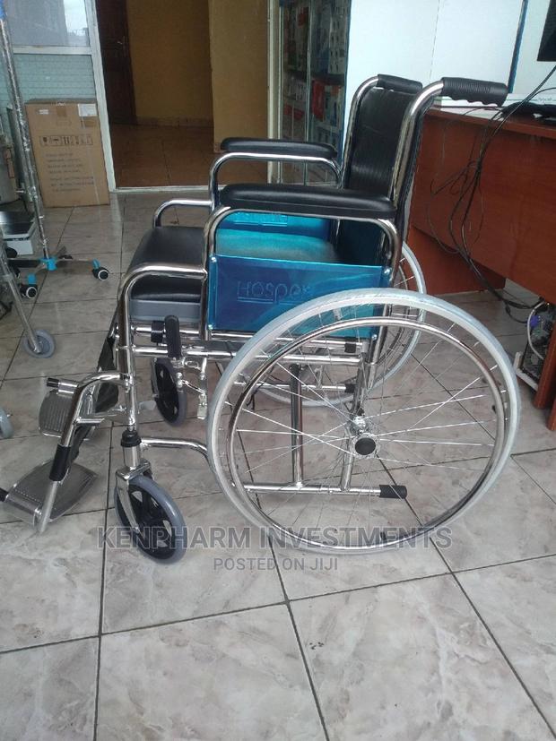 Standard Commode Wheelchair - thumbnail 3