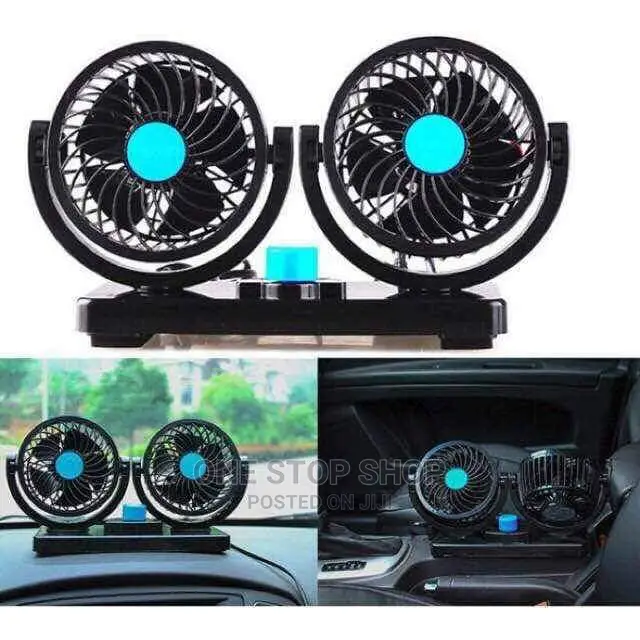 12v Double Headed Cooling Fan,Free Delivery CBD