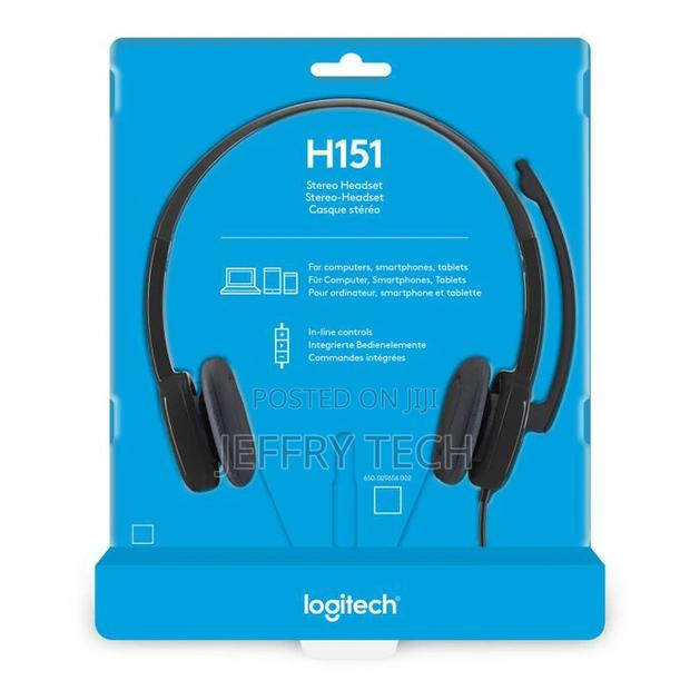 Logitech H151 Wired Stereo Headset Noise-Cancelling Mic - main view