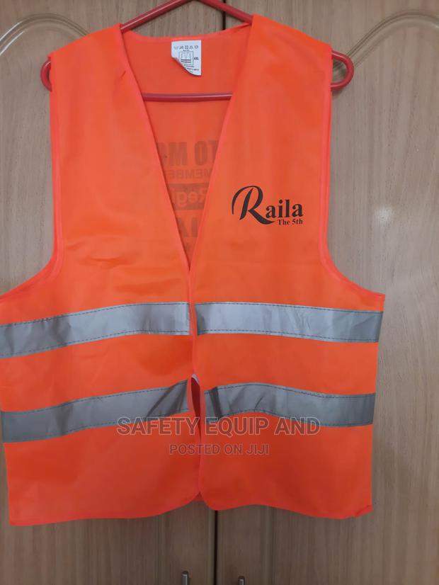 Reflective Safety Vests-Orange Color-Branded