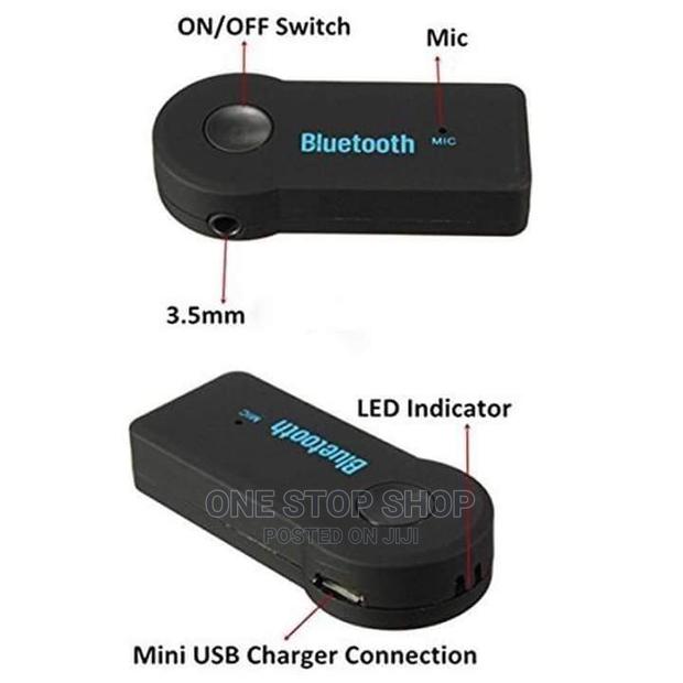 Home or Car Bluetooth Rechargeable Audio Receiver Jack - thumbnail 3