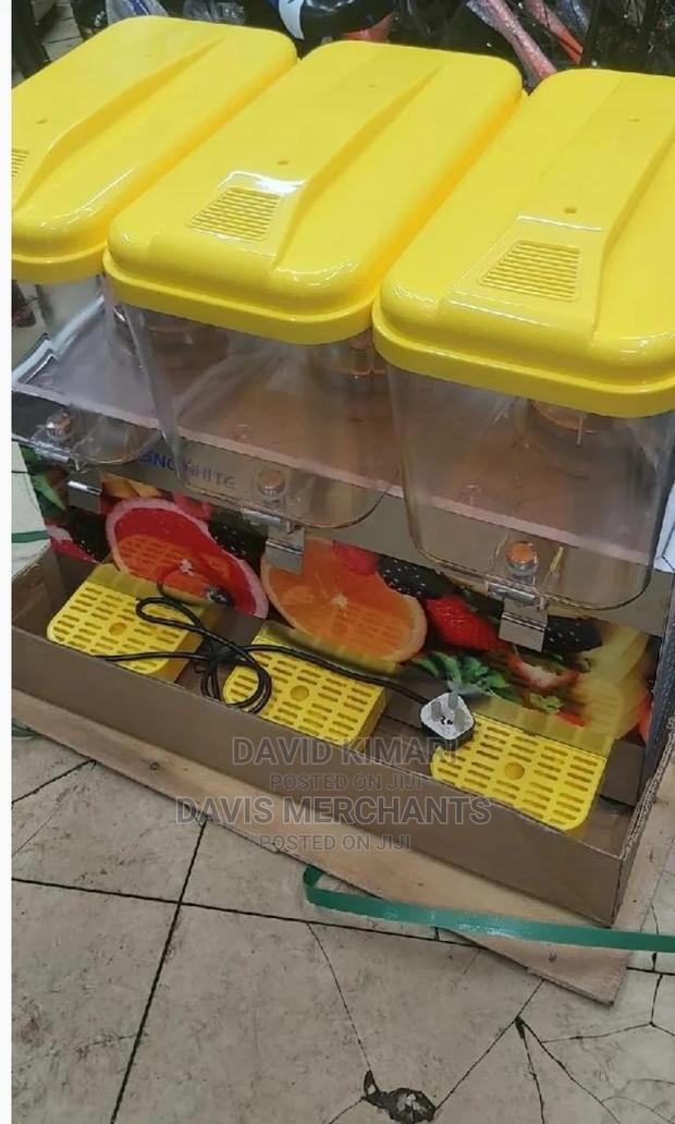 Three Columns 20 Litres Each Juice Dispenser - main view