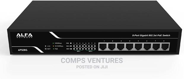 Alfa Net 8 Port Switch10/100mbps - thumbnail 2