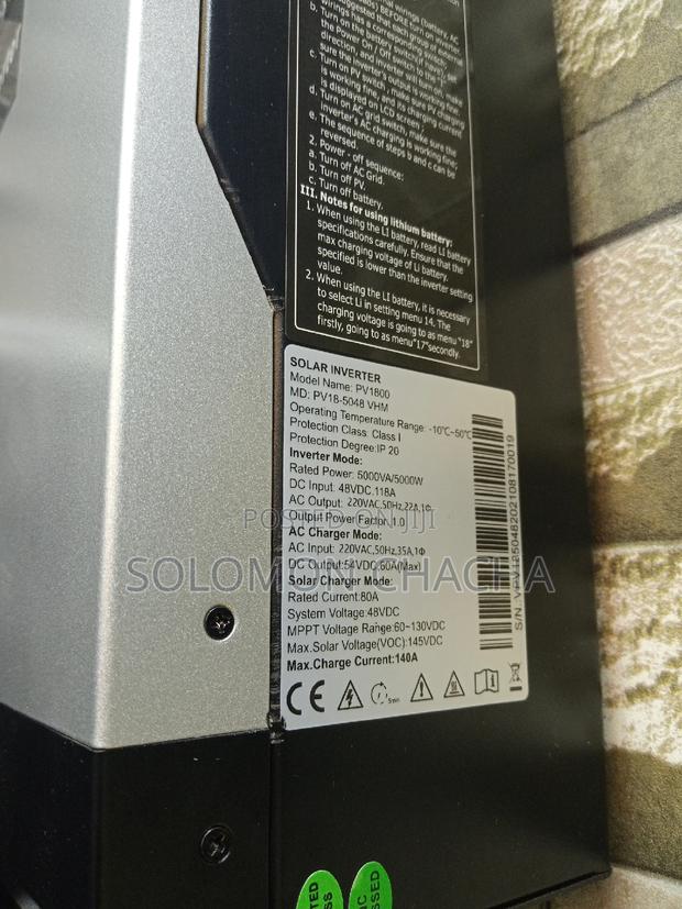 Must 5kva Hybrid Inverter - thumbnail 3