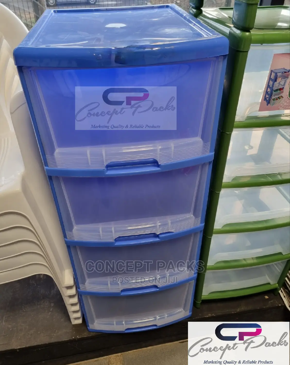 Multi-Store-4 Stack Drawer. Size H1015 X W420 X L530mm