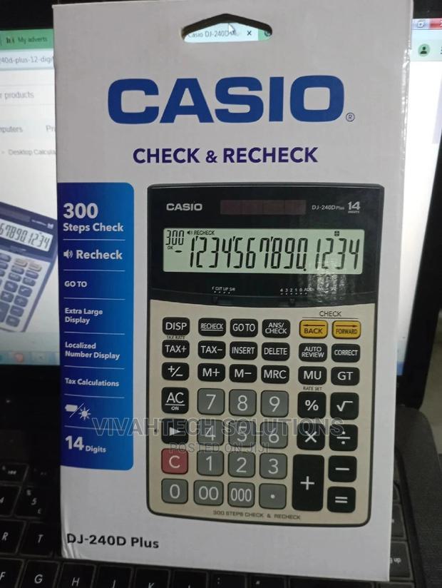 Casio Dj-240d Plus Calculator - thumbnail 4