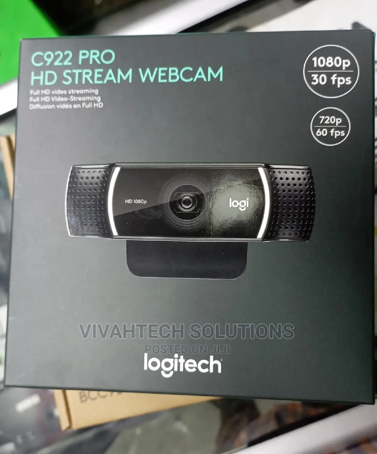 Logitech 1080p C922 Hd Webcam
