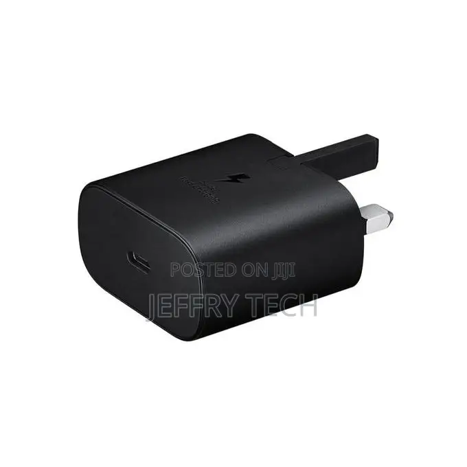 25W Super Fast Mains Charger for Samsung Type C - Black