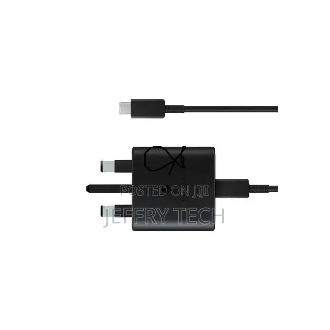 25W Super Fast Mains Charger for Samsung Type C - Black