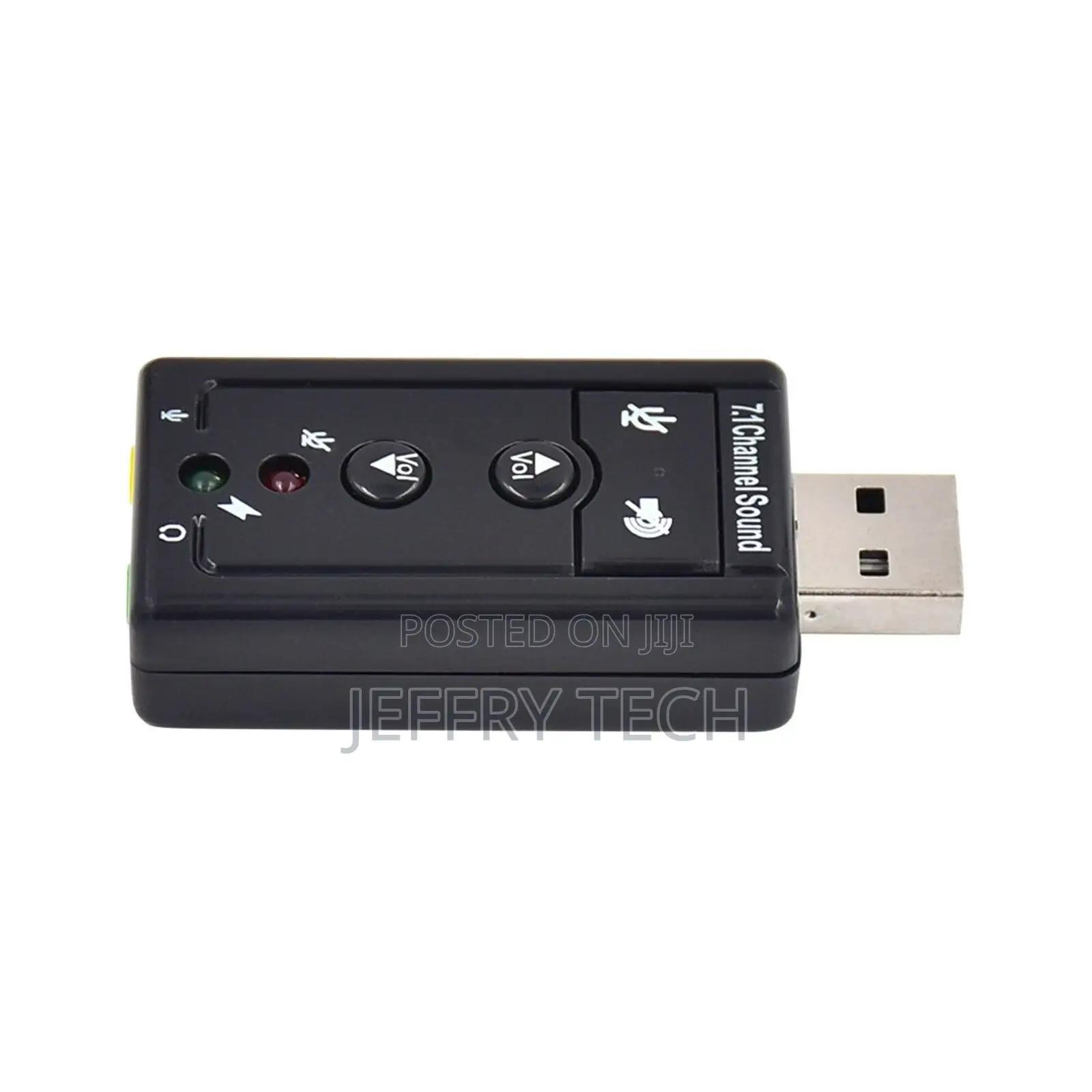 Usb External Stereo Sound Adapter 7.1 Channel Plug Play For
