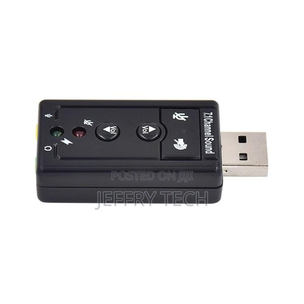 Usb External Stereo Sound Adapter 7.1 Channel Plug Play For - thumbnail 2