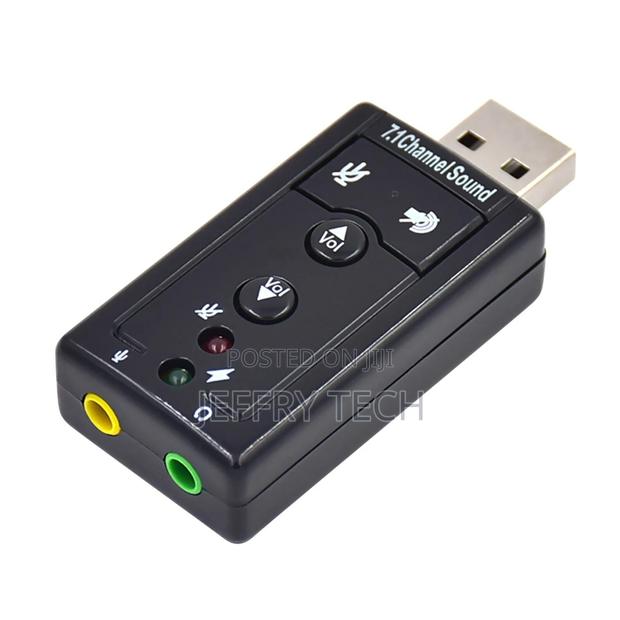 Usb External Stereo Sound Adapter 7.1 Channel Plug Play For - thumbnail 3