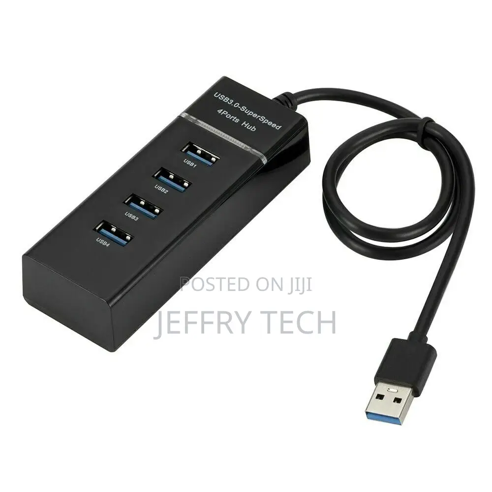 High Speed 4 Port Usb 3.0 Multi Hub Splitter Expansion Usb H