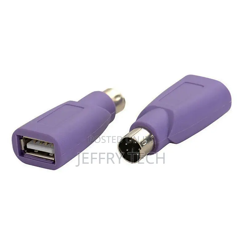 PS/2 PS2 Male to USB Female Adapter Converter Connector For