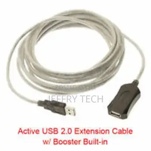 5 Meter USB 2.0 Active Extension Cable W/ Booster - Type a M
