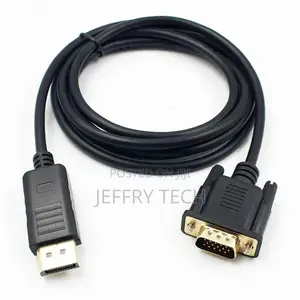 6 Ft Displayport DP to VGA / SVGA Adapter Cable - High Resol