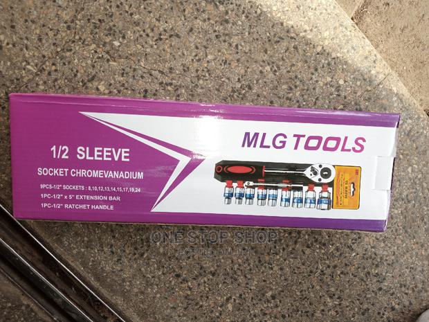 1/2 Sleeve Socket Chrome Vanadium 12pcs - thumbnail 3