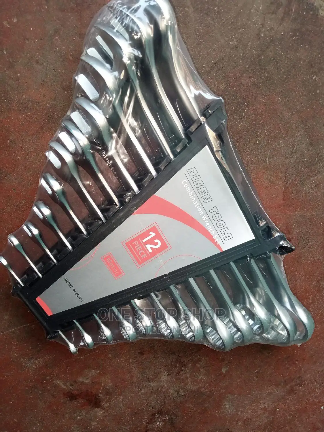 12pcs Chrome Vanadium Combined Ring Set Spanners