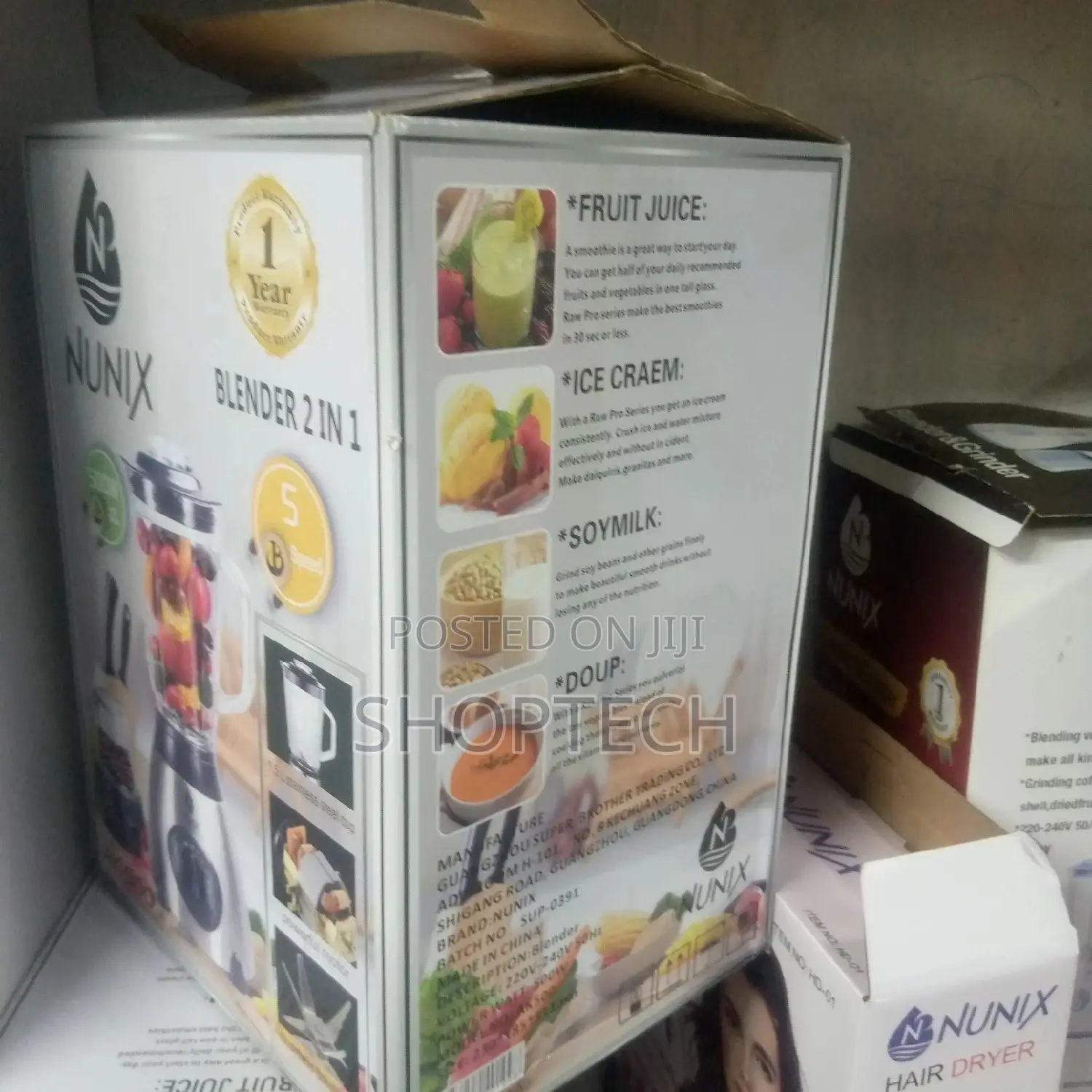 Nunix 2in1 Blender