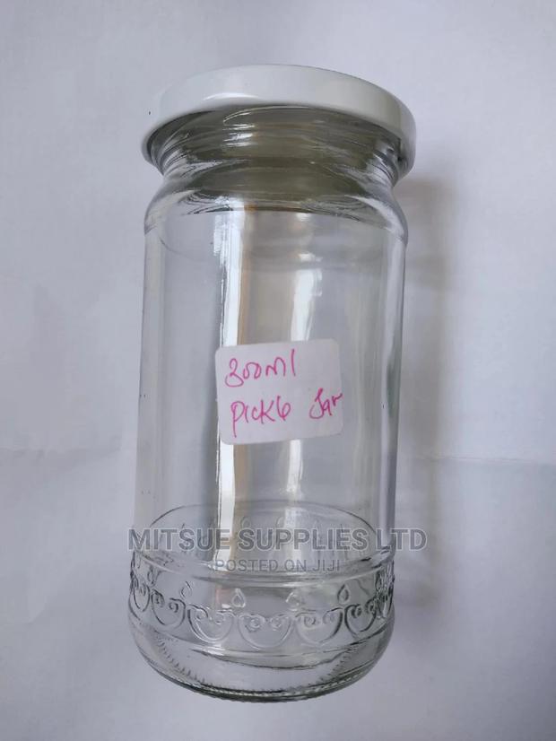 A Box of 50 Pickle/Glass/Storage Jar- 300ml With Lid