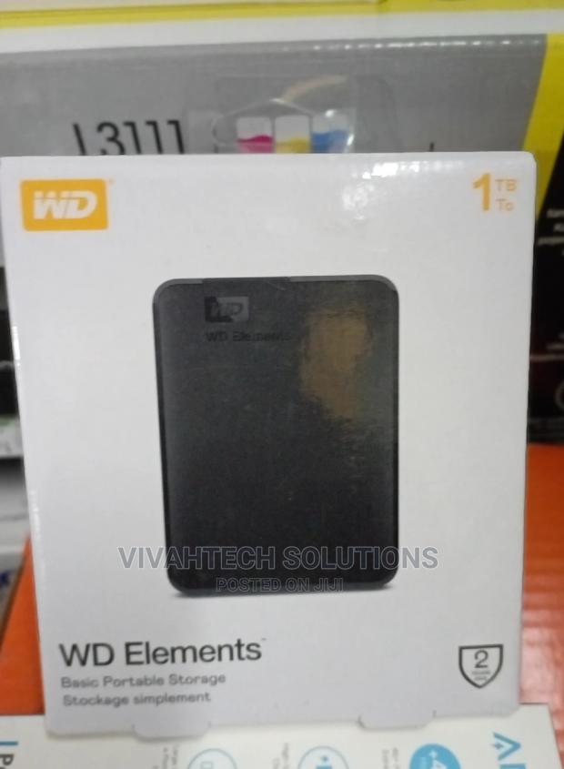 WD 1tb Elements External HDD - main view