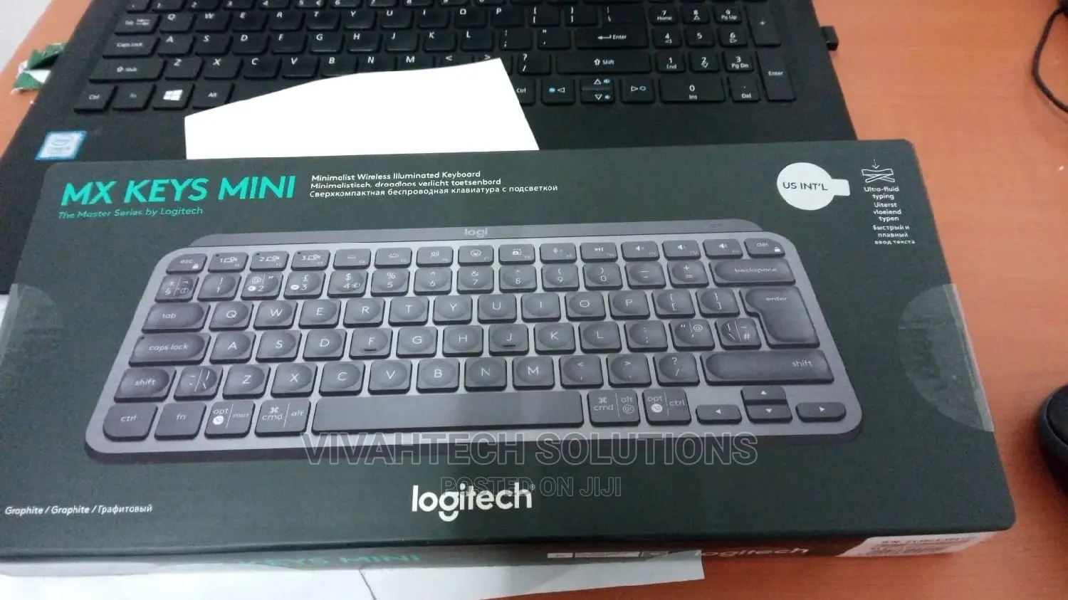 Logitech MX Keys Mini Minimalist Wireless Illuminated Keyboa