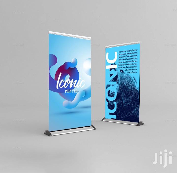 Narrow Base Roll Up Banner Printing