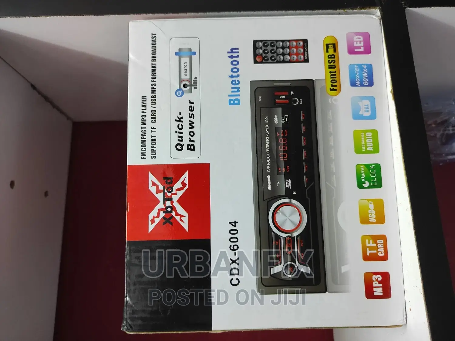 Bluetooth Car Radio With FM, Usb, Aux