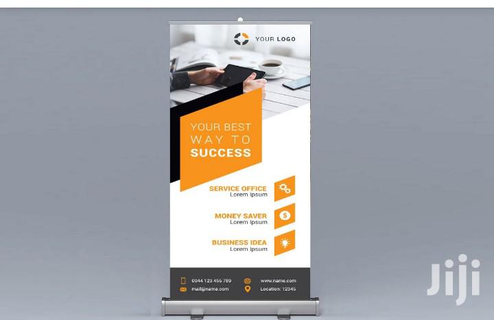 Narrow Base Roll Up Banner