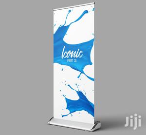 Broad Base Roll Up Banner Printing Full Color High
