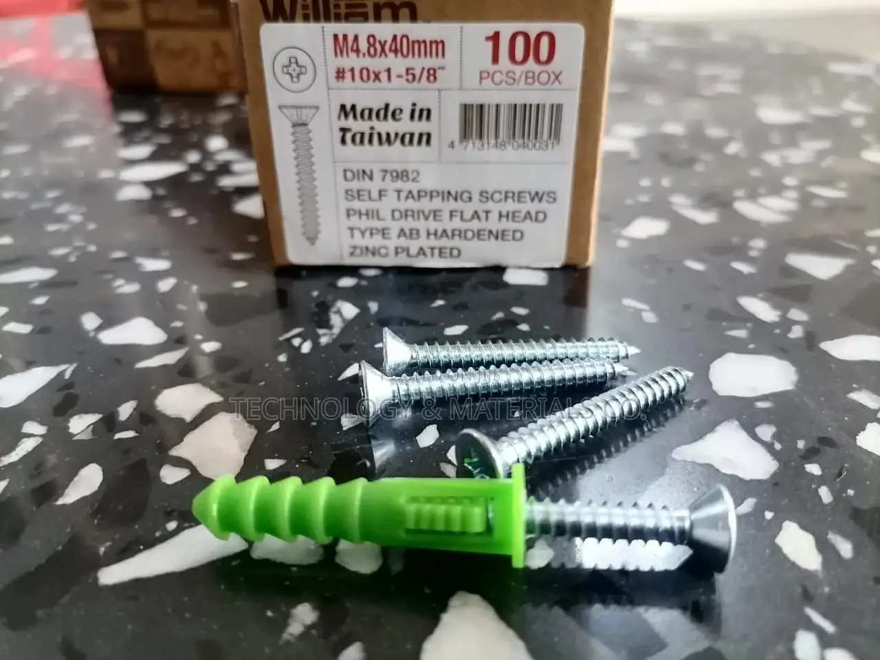 Self Tapping Wallplug Screws