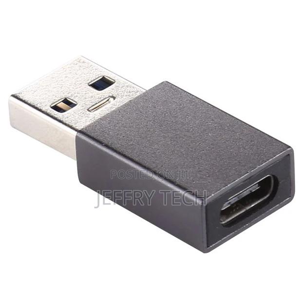 USB 3.0 Male to Type-C / USB-C Female Aluminium Alloy Adapte