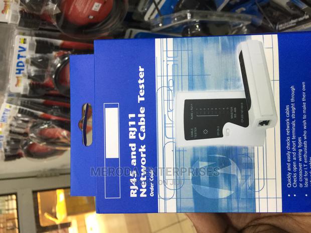 Network Cable Tester - main view