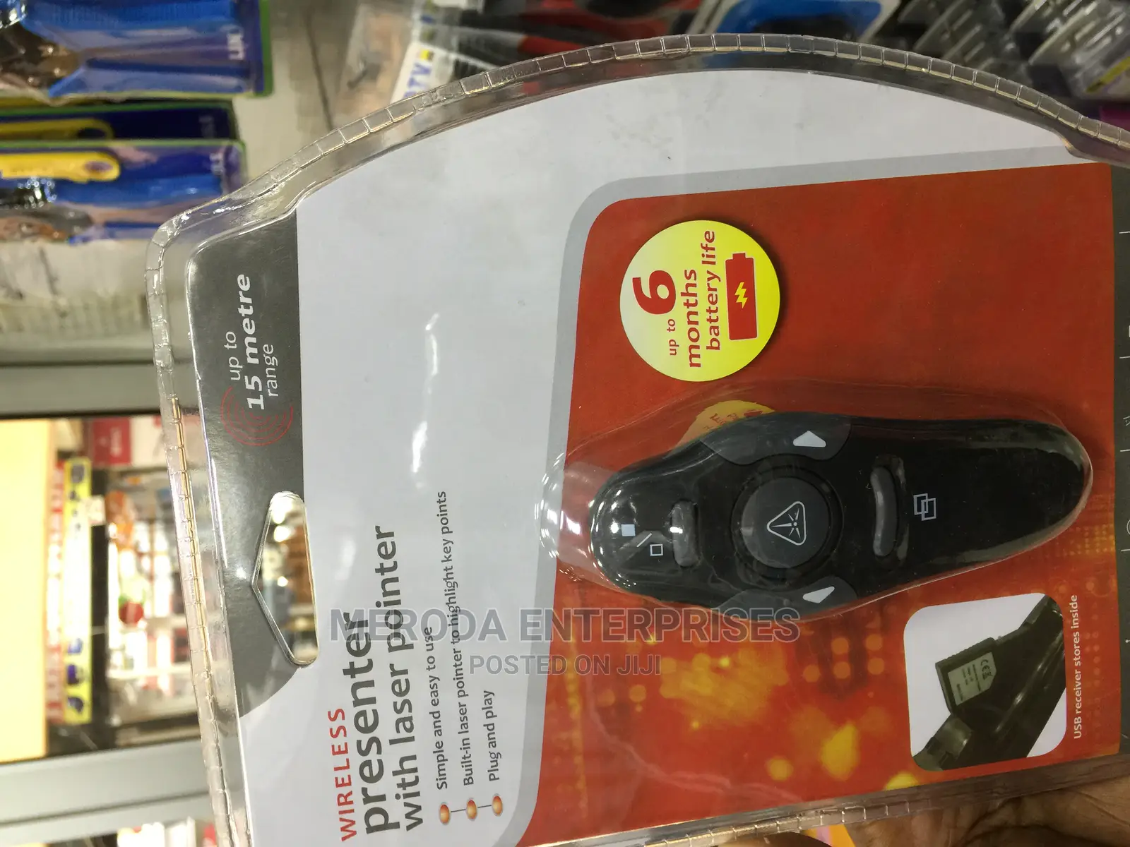 Wireless Presenter With Laser Pointer