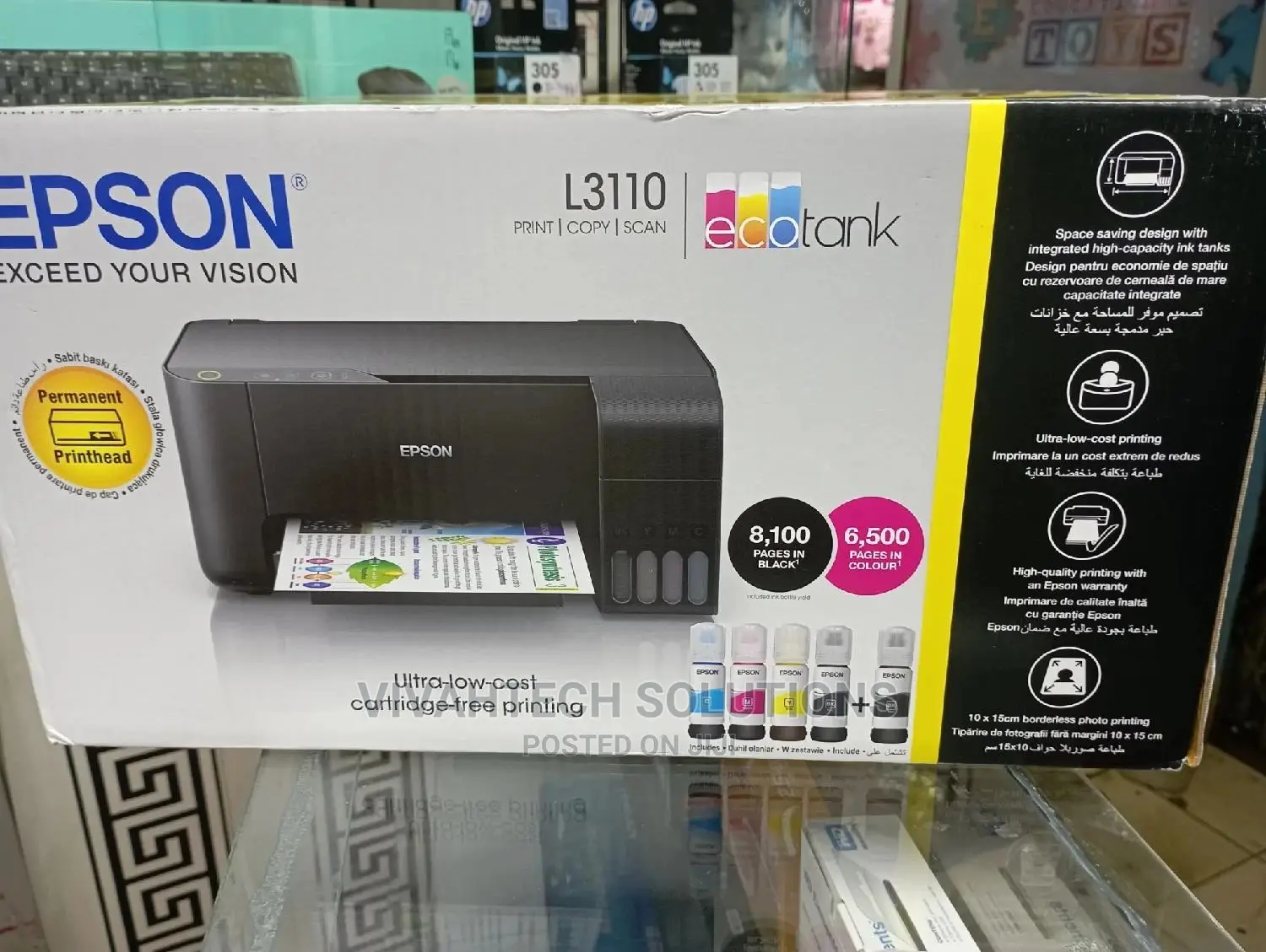 Epson L3110 Printer Replacement for EPSON L382 Printer