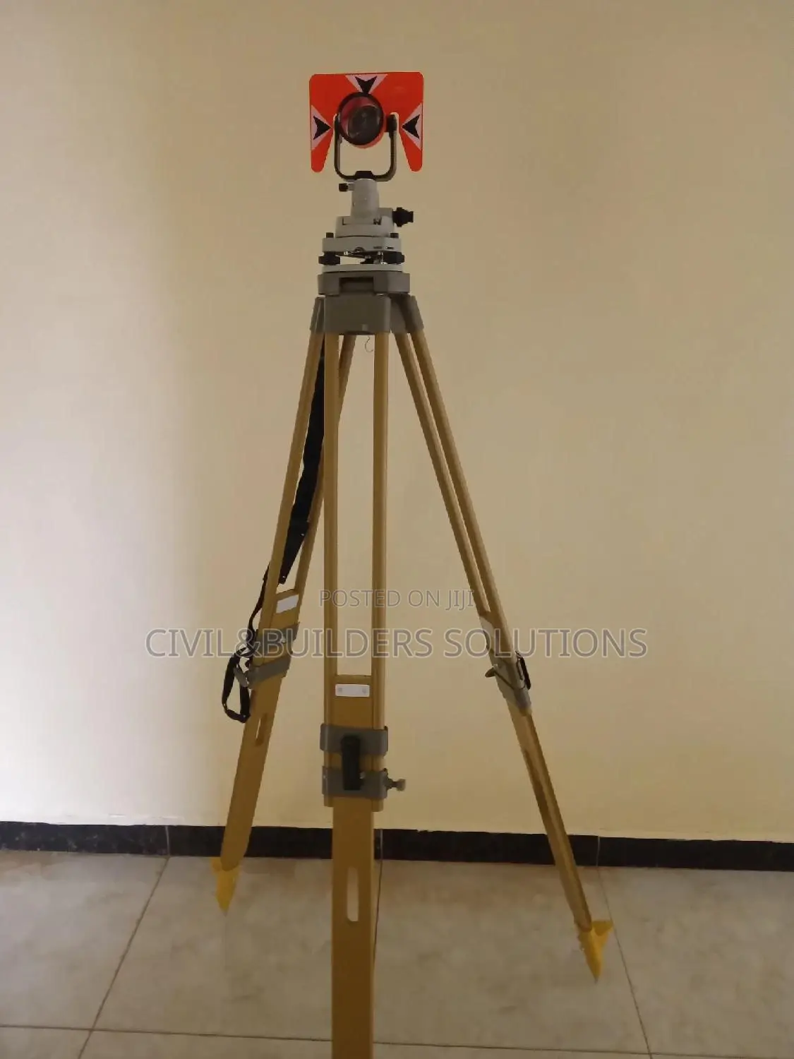 Prism Assembly With Heavy Duty Tripod For Total Station