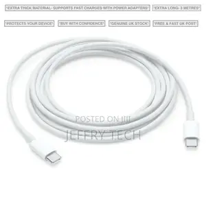 Macbook Type C USB-C 2M Charger Cable UPTO 100W for Pro/Air