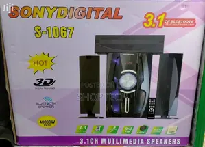 3.1ch Sony Digital Woofer 1067 Multimedia System.