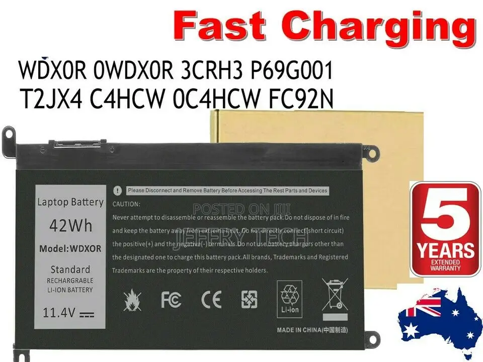 Battery for Dell Inspiron 13-5378 5368 7378 15-5567 7569 757