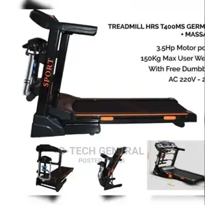 Generic Auto Inclined Treadmill With Massage Belt