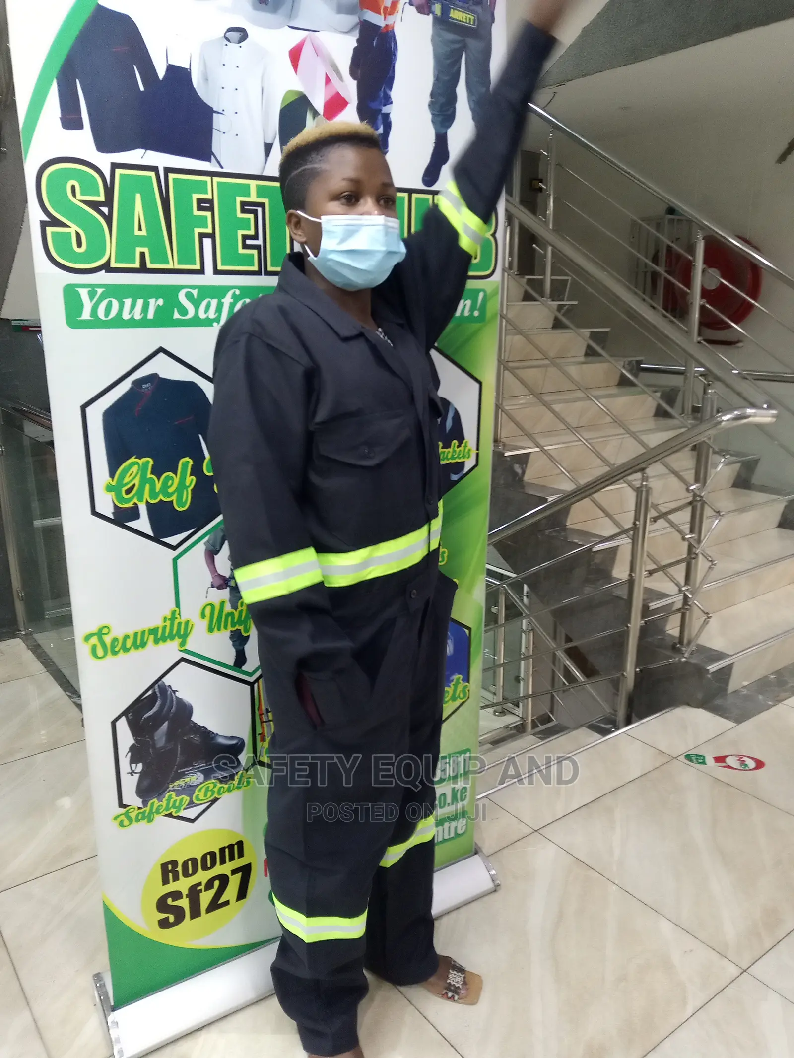 Navy Blue Overalls-Reflective-Tetrex