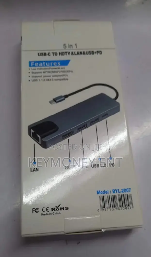 USB C/Type C HUB Macbook Adapter 5 in 1