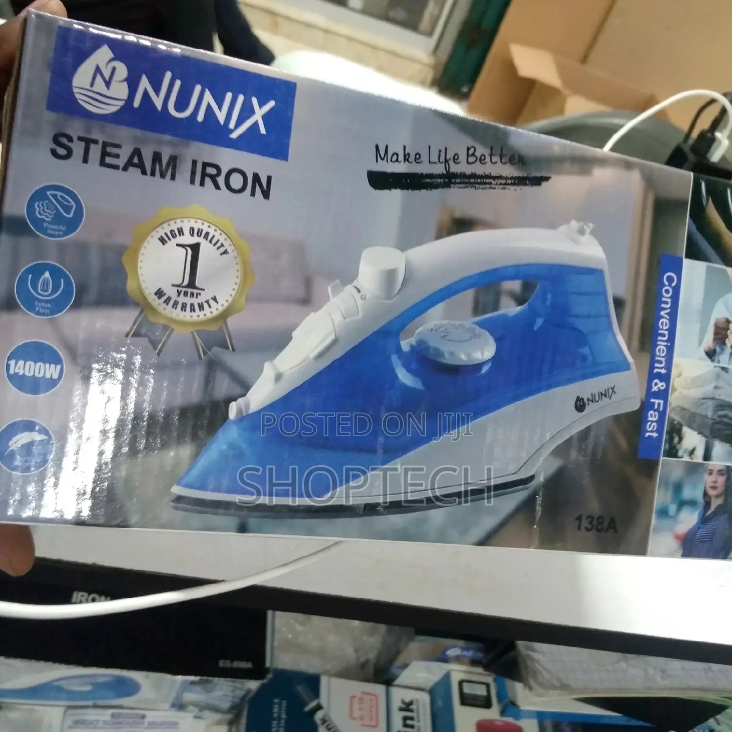 Nunix Steam Iron 1400W
