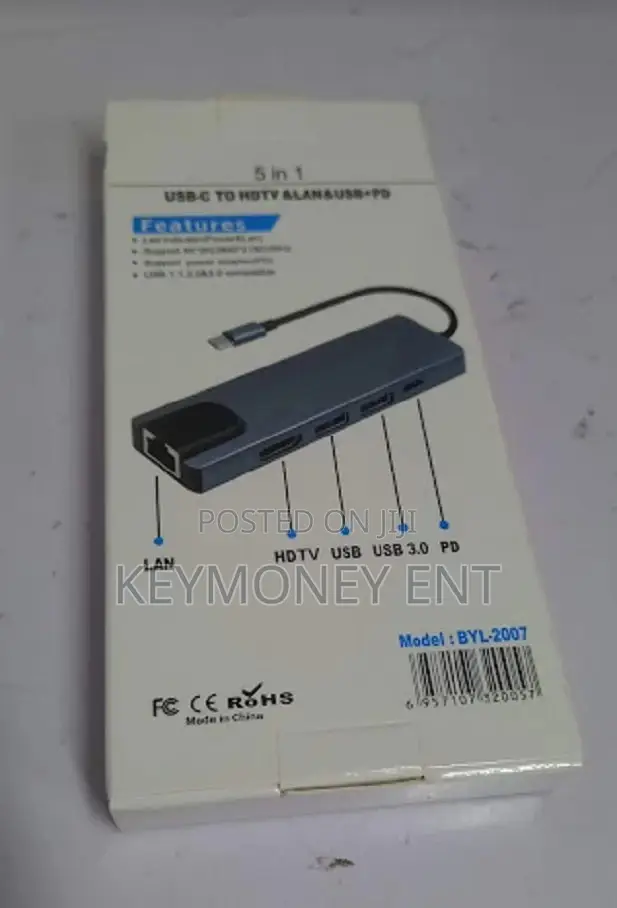 USB C Type C Hub for Macbook Adapter USB LAN