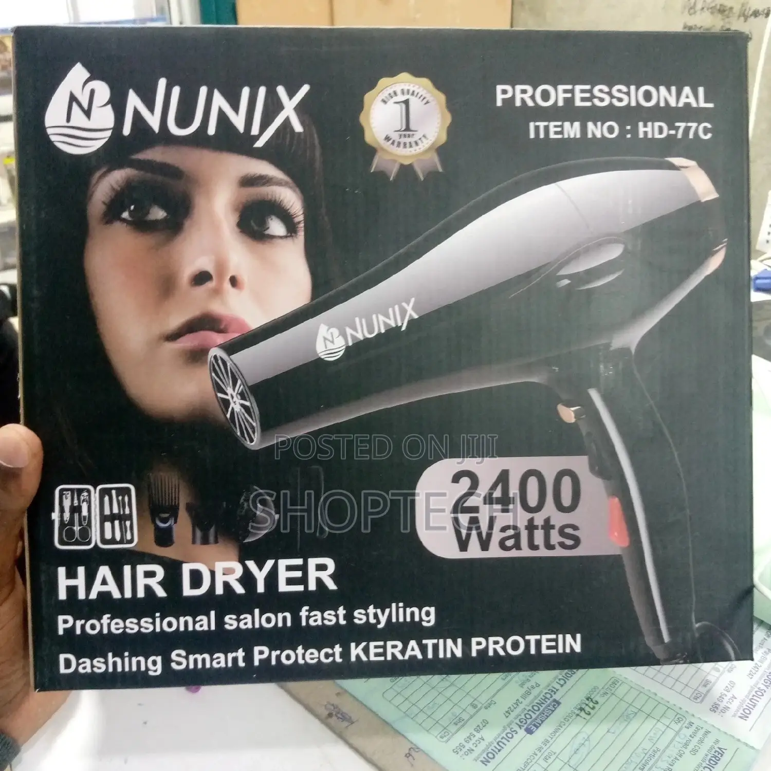Hair Dryer Combo HD-077C NUNIX 2400W
