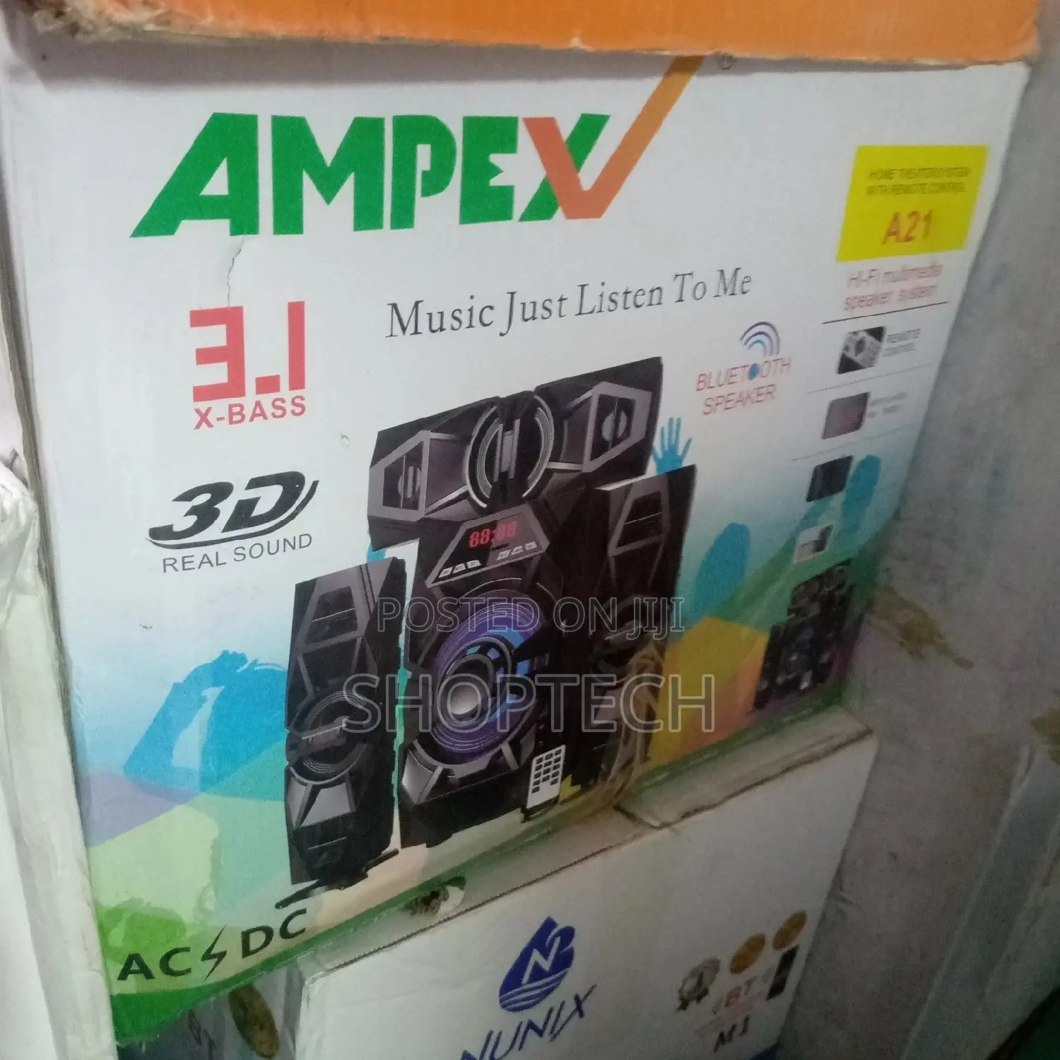 3.1ch Ampex A21 X-Bass Multimedia Speaker System.