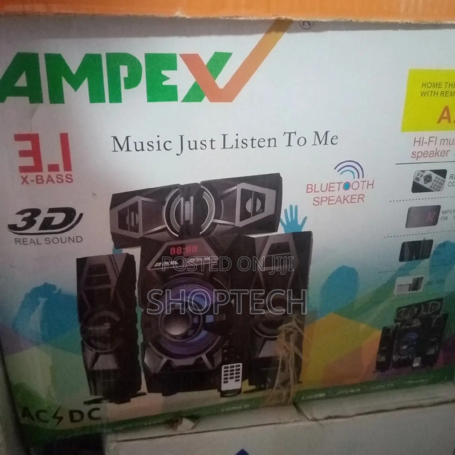 3.1ch Ampex A21 X-Bass Multimedia Speaker System.